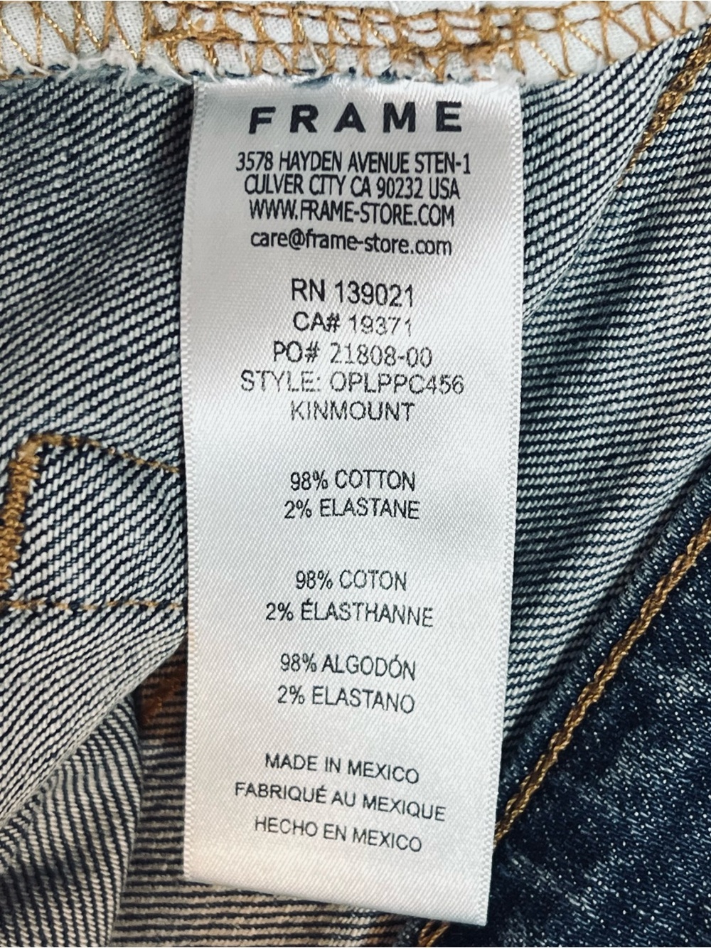 Frame Women’s Sz 28 High Rise Le Palazzo Crop Wide Leg Jeans - Picture 16 of 16